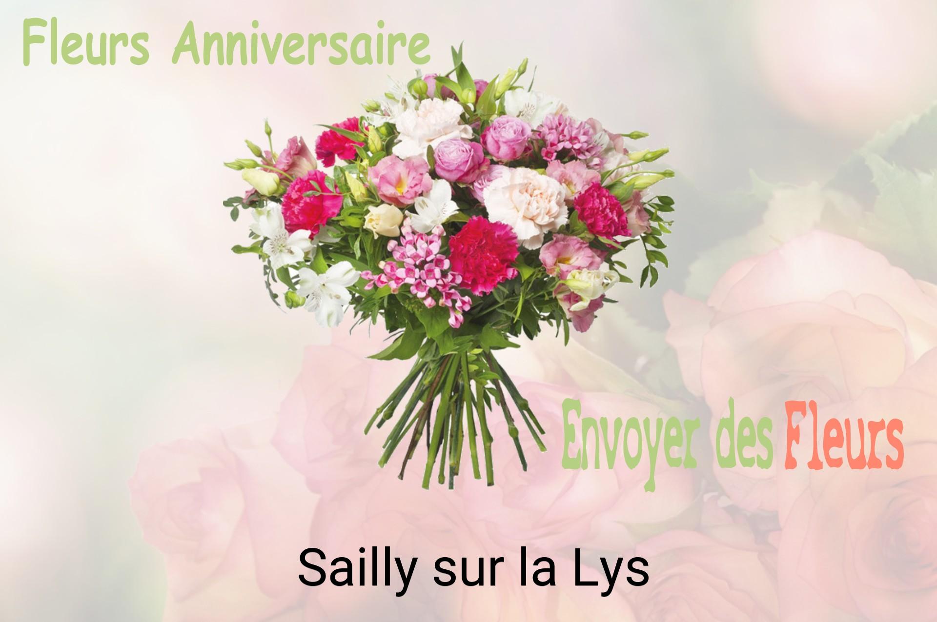 Bouquet de fleurs d’anniversaire livré à Sailly-sur-la-Lys