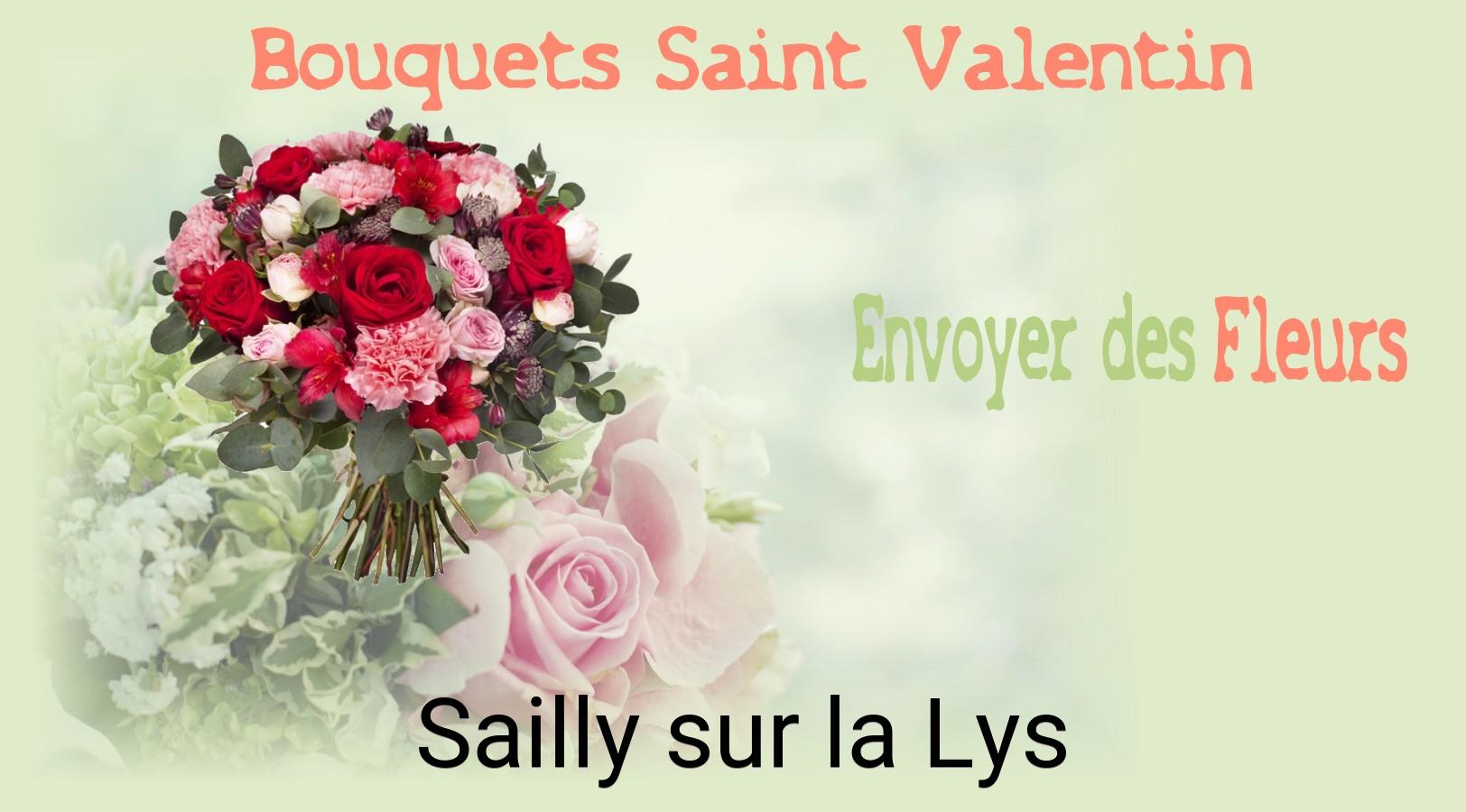 Roses de Saint-Valentin livrées à Sailly-sur-la-Lys